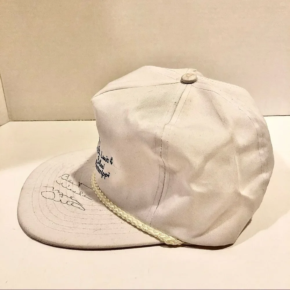 Vtg Casino Magic Poker White Trucker Hat Cap